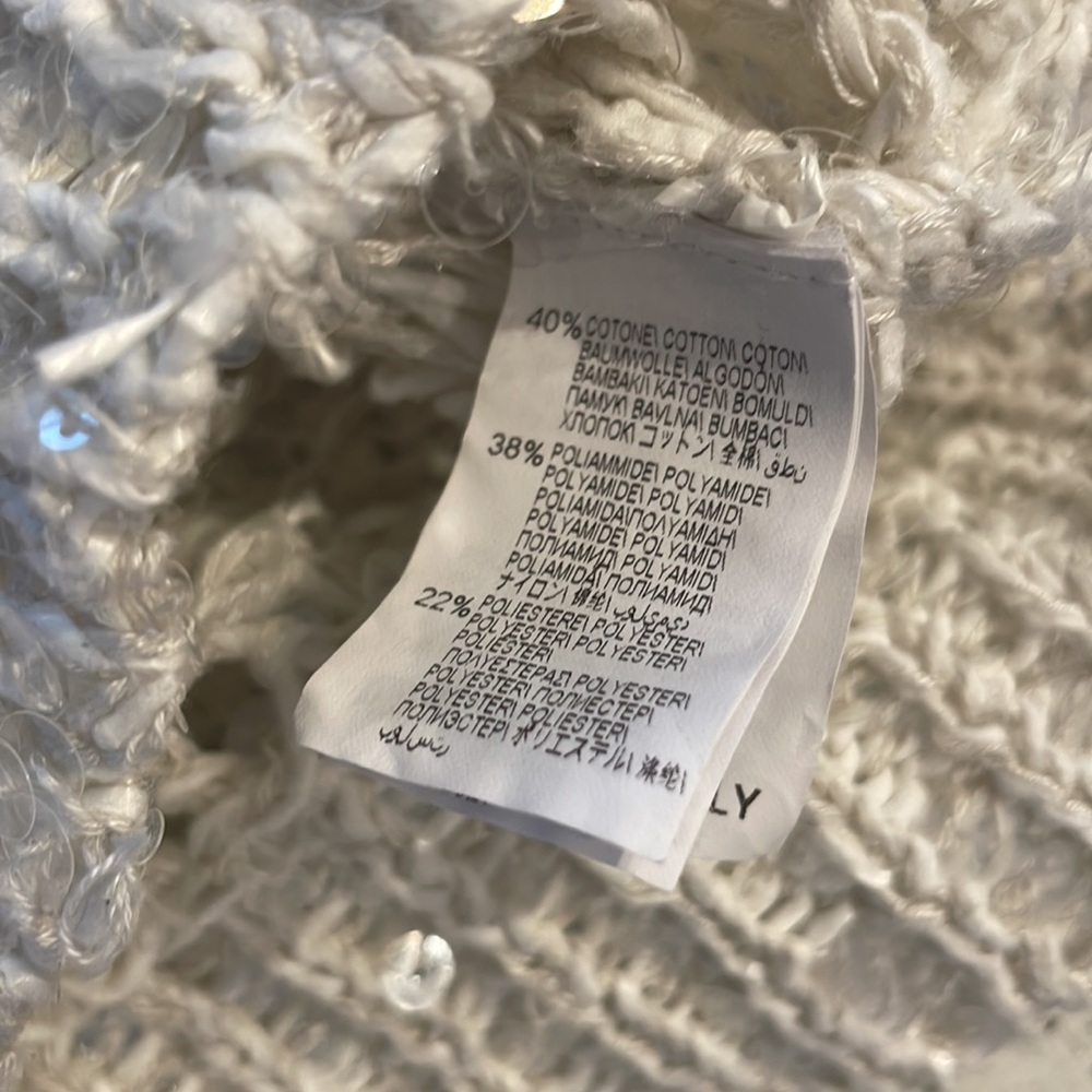 Brunello Cucinelli V neck Sequined knit Crop Top - Picture 10 of 14